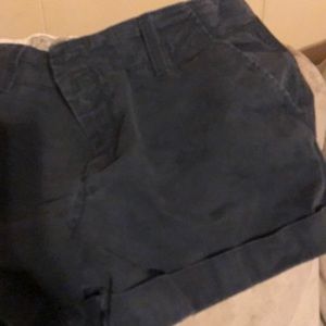 Old navy lady’s shorts. Navy blue